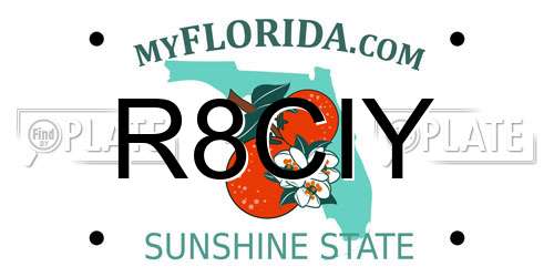 R8CIY Florida License Plate