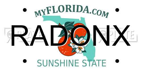 RADONX Florida License Plate