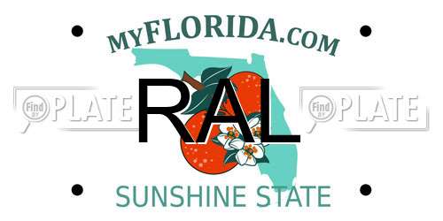 RAL Florida License Plate