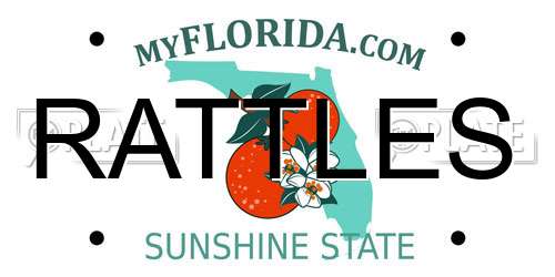 RATTLES Florida License Plate
