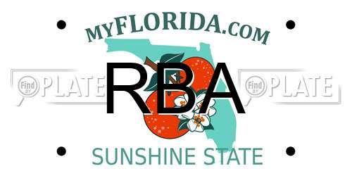 RBA Florida License Plate