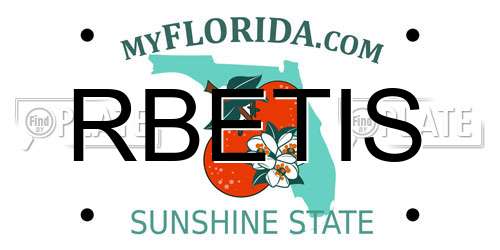 RBETIS Florida License Plate