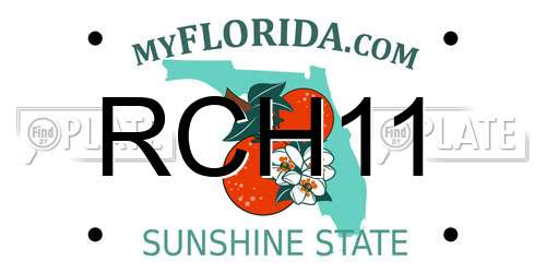 RCH11 Florida License Plate