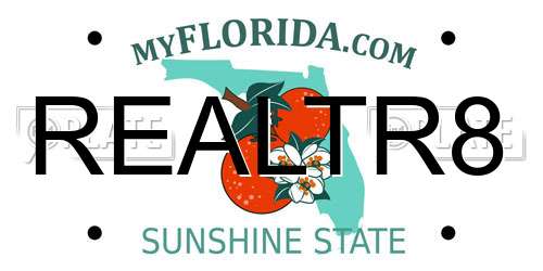 REALTR8 Florida License Plate