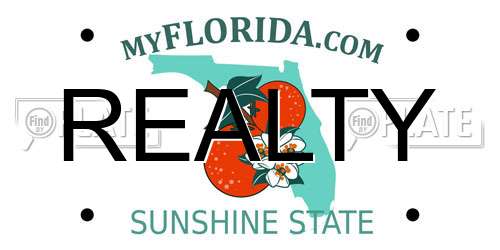 REALTY Florida License Plate