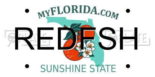 REDFSH Florida License Plate