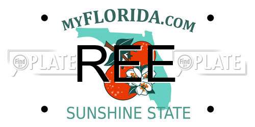 REE Florida License Plate