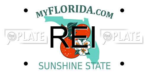 REI Florida License Plate