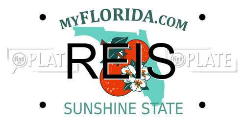REIS Florida License Plate