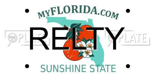 RELTY Florida License Plate