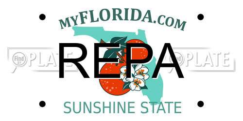 REPA Florida License Plate