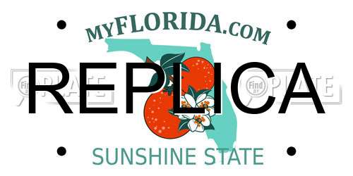 REPLICA Florida License Plate