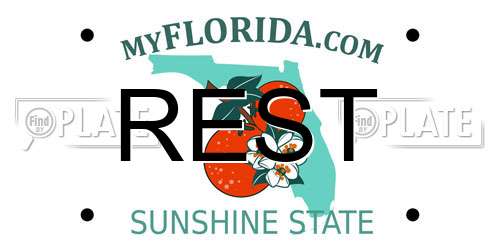 REST Florida License Plate