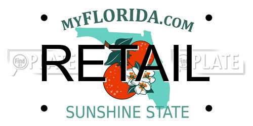 RETAIL Florida License Plate
