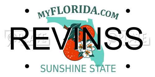 REVINSS Florida License Plate