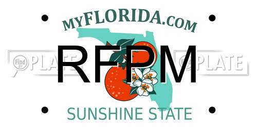 RFPM Florida License Plate
