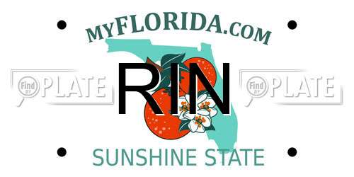 RIN Florida License Plate