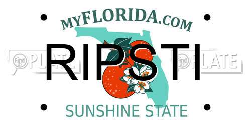 RIPSTI Florida License Plate