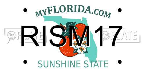 RISM17 Florida License Plate