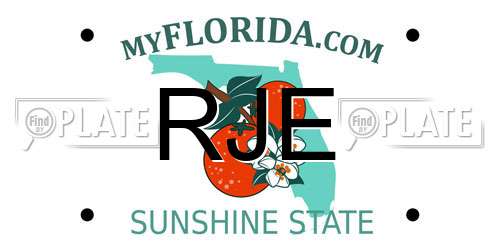 RJE Florida License Plate