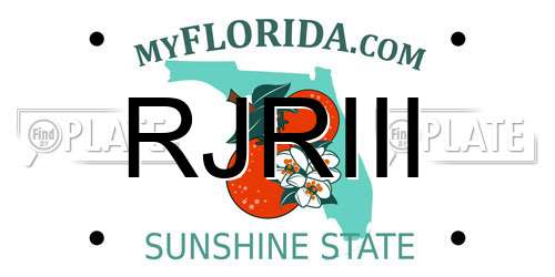 RJRIII Florida License Plate