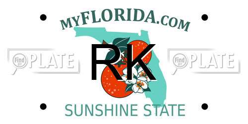 RK Florida License Plate