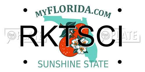 RKTSCI Florida License Plate