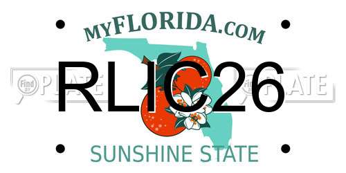 RLIC26 Florida License Plate