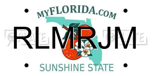 RLMRJM Florida License Plate