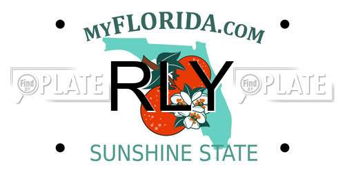 RLY Florida License Plate