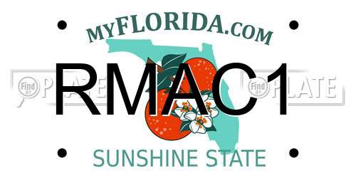 RMAC1 Florida License Plate