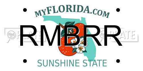 RMBRR Florida License Plate