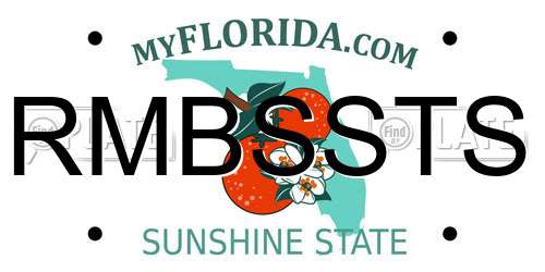 RMBSSTS Florida License Plate