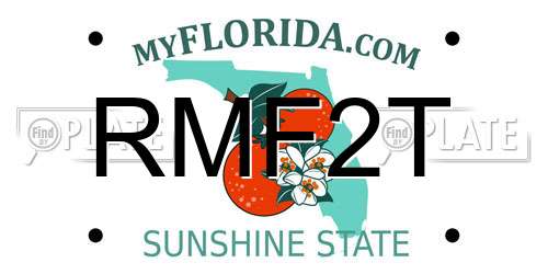 RMF2T Florida License Plate