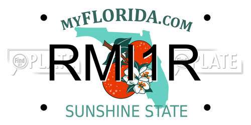 RMI1R Florida License Plate