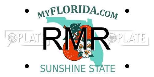 RMR Florida License Plate