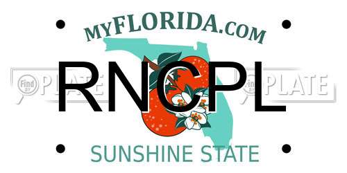 RNCPL Florida License Plate