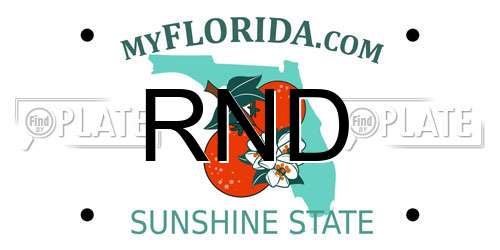 RND Florida License Plate