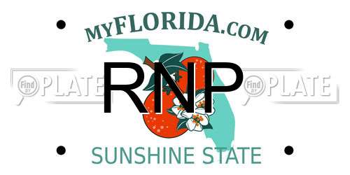 RNP Florida License Plate
