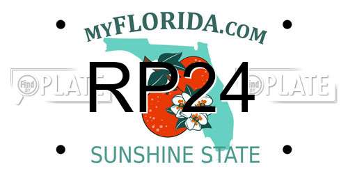 RP24 Florida License Plate