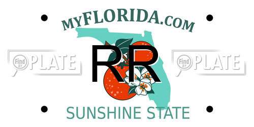 RR Florida License Plate