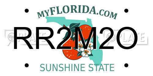 RR2M2O Florida License Plate