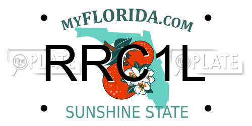 RRC1L Florida License Plate