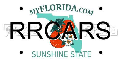 RRCARS Florida License Plate