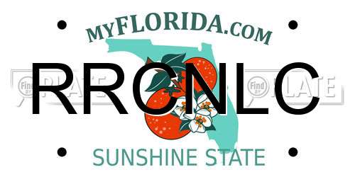 RRCNLC Florida License Plate