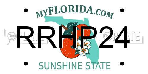 RRHP24 Florida License Plate
