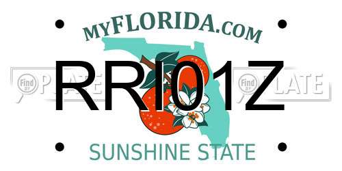 RRI01Z Florida License Plate