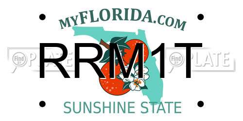 RRM1T Florida License Plate