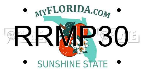 RRMP30 Florida License Plate