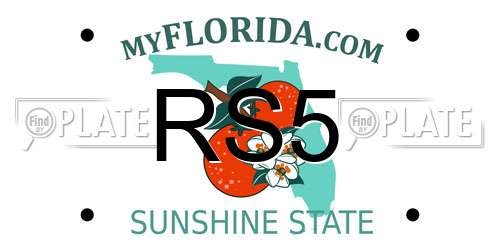 RS5 Florida License Plate